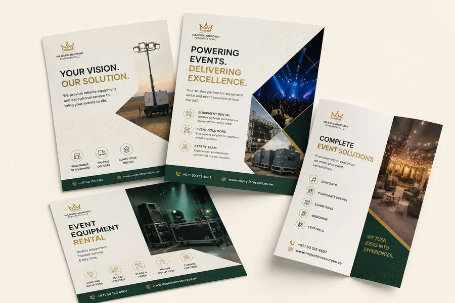 Custom Flyers Printing Dubai UAE