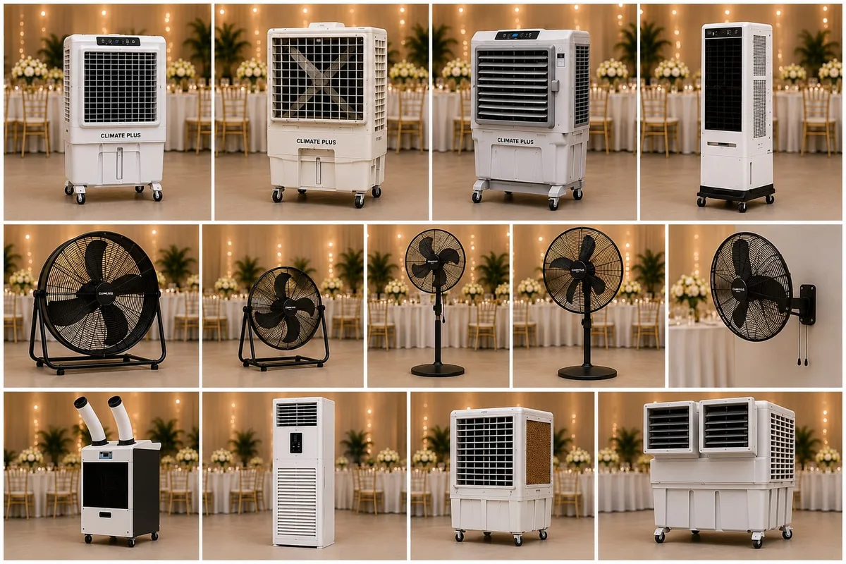 Cooling fan and climate control rental for events, Dubai UAE