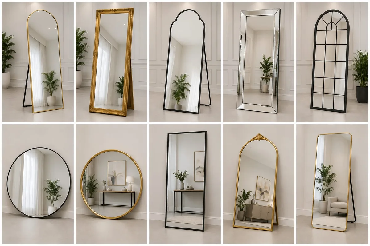 Decorative mirror rental options for events, Dubai UAE